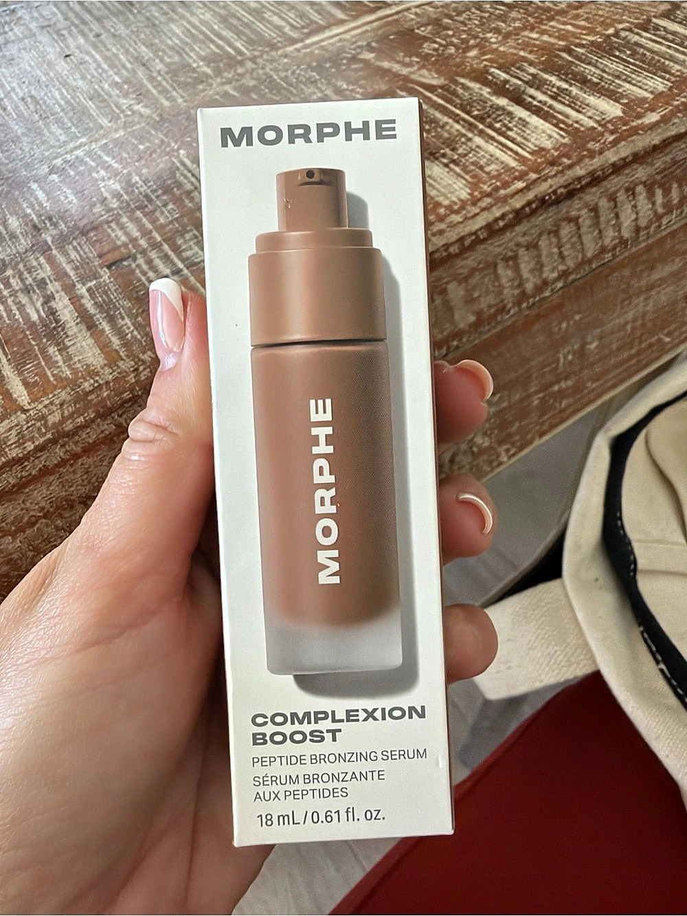 Morphe Complexion Boost Peptide Bronzing Serum Peptide Bronzing Serum Mocha NWT